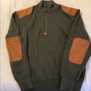 Orvis Leather Patch Sweater